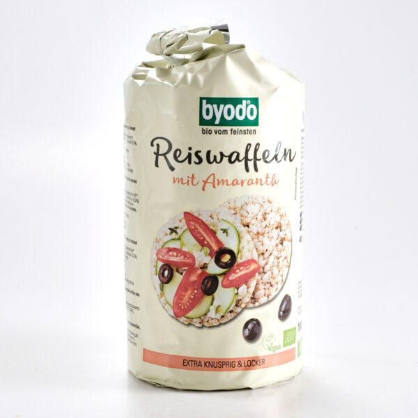 Riisivahvel amarandiga 100g Byodo